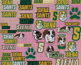 Siena College SVG, Saints SVG, Athletics, Football, University Basketball, Cricut, Instant Download.