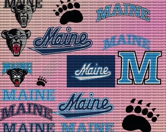 Maine University SVG, College, Black Bears SVG, Football, Athletics, Basketball, Cricut, Instant Download.