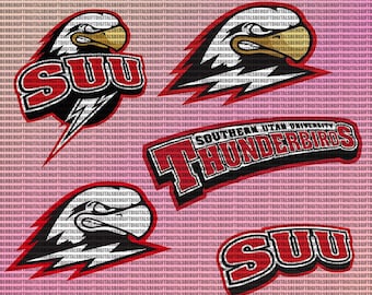 Southern Utah University SVG, College, Thunderbirds SVG, Athletics, Football, SUU, Basketball, Digital File.