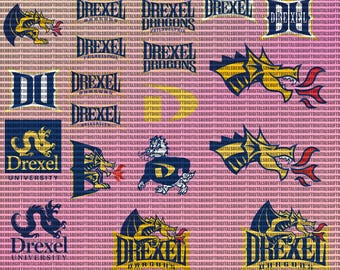 Drexel College SVG, Athletics, Dragons SVG, Football, University, Basketball, Cricut, Layered Digital File.