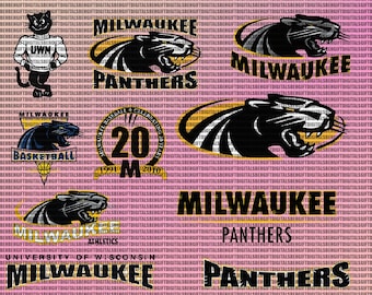 Milwaukee SVG, College, Wisconsin, University, Athletics, Basketball, University , Football, Digital File.