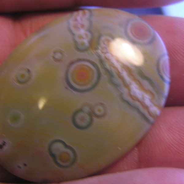 PRICE REDUCTION  Ocean Jasper Freeform Designer Cabochon Primo BIG