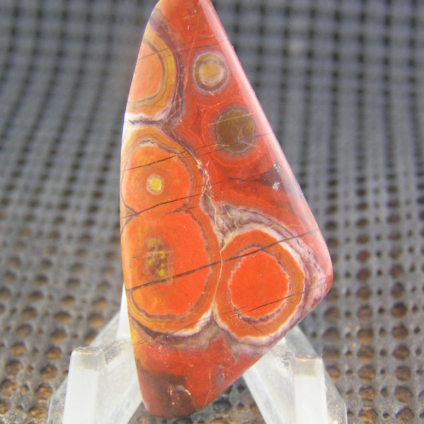 Morgan Hill Poppy Jasper Freeform Designer Cabochon PRETTY