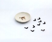 Halloween ring bowl black cat