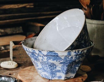 Ceramic serving bowls, Pottery salad bowl,