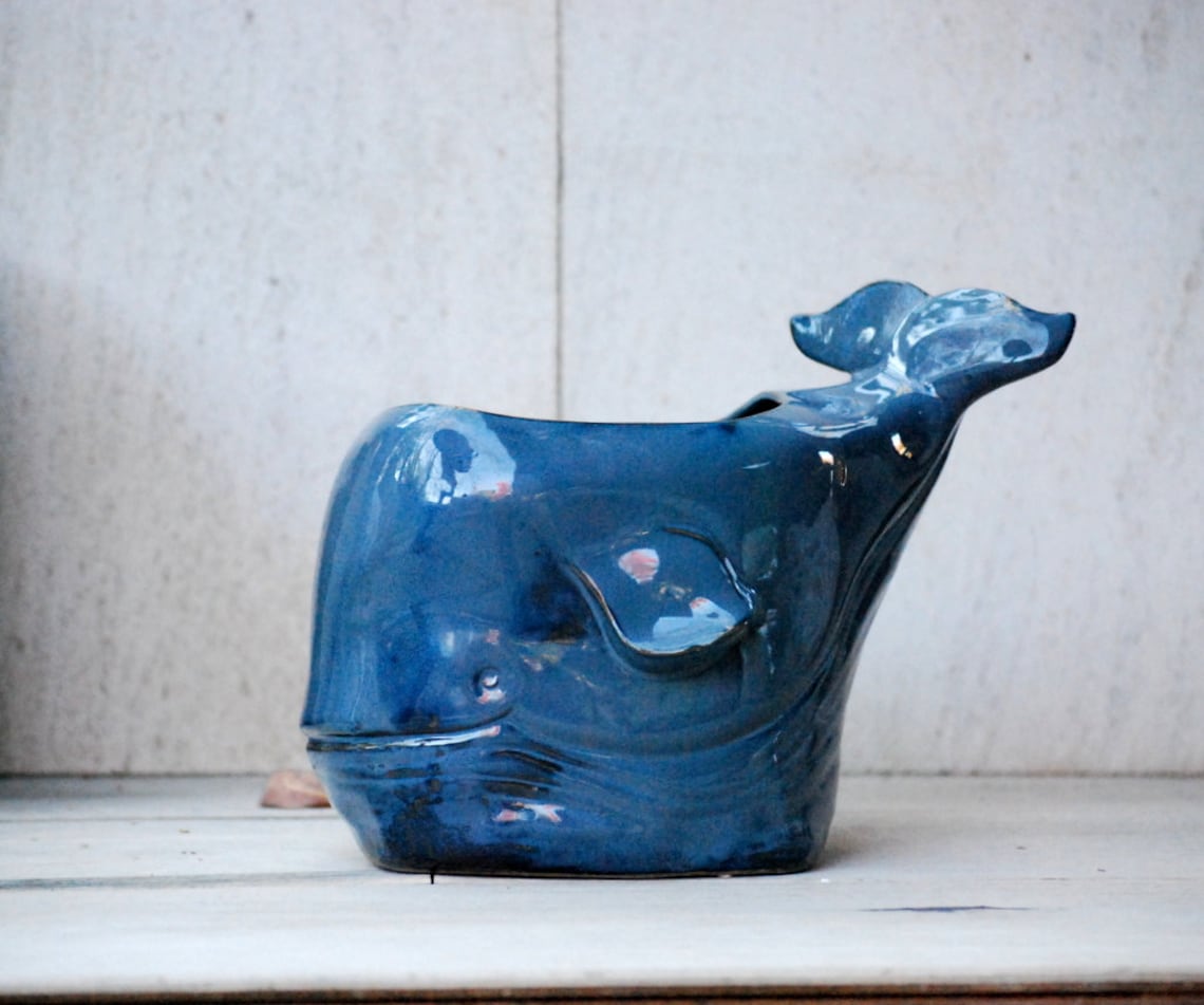 Kitchen Utensil Holder Whale Decor Cooking Gift Large Etsy UK