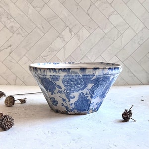 saladiers et compotiers en faience de moustiers - Bleu Cobalt