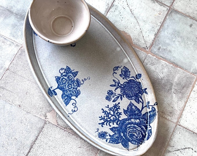 ceramic charcuterie tray, ceramic serving platter, wedding gift, unique pottery, cheese board