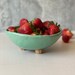 Handmade ceramic berry bowl, Housewarming gift, Large berry bowl, Handmade gifts, Ceramic pottery, Decorative bowls , Pottery colander 