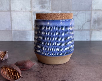 Rustic kitchen Canister, Storage jar, Housewarming gifts, Lidded containers