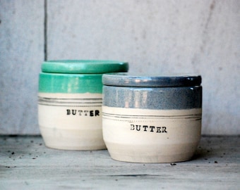 French butter dish , handmade pottery, covered butter dish, French butter crock, cooking gift, Housewarming gift, Ceramic butter dish