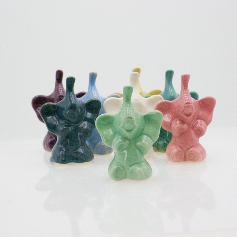 Jewelry organizer Ring holder Elephant ring holder Handmade pottery