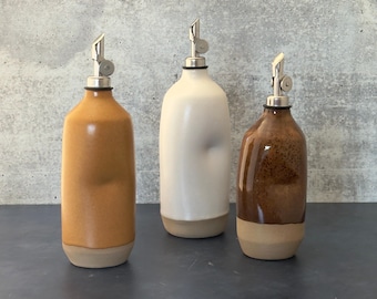 Olive Oil Bottle with easy grip design, Oil Dispenser