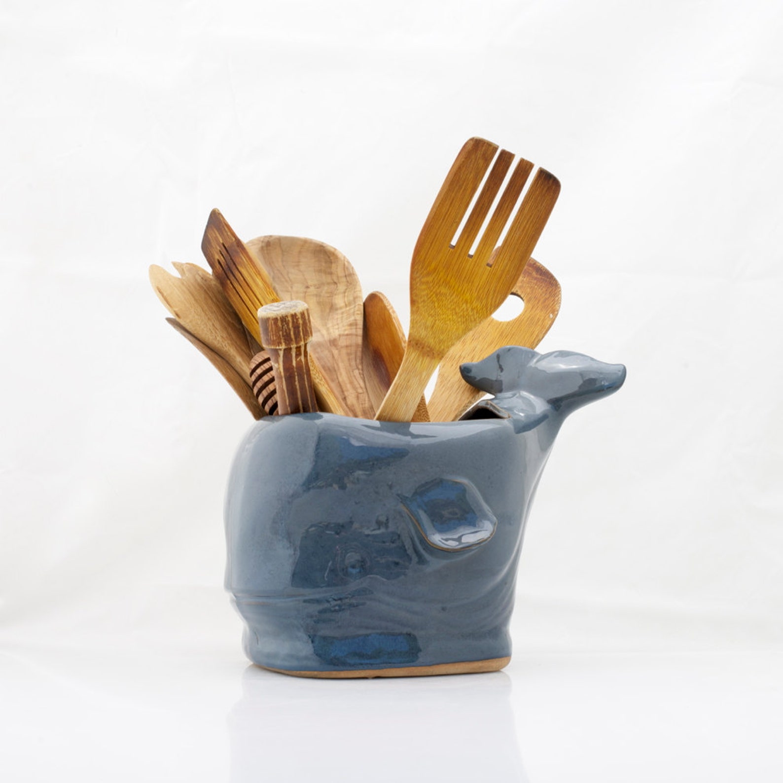 Kitchen Utensil Holder Whale Decor Cooking Gift Large Etsy UK