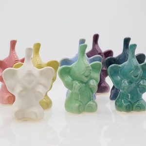 Jewelry organizer Ring holder Elephant ring holder Handmade pottery