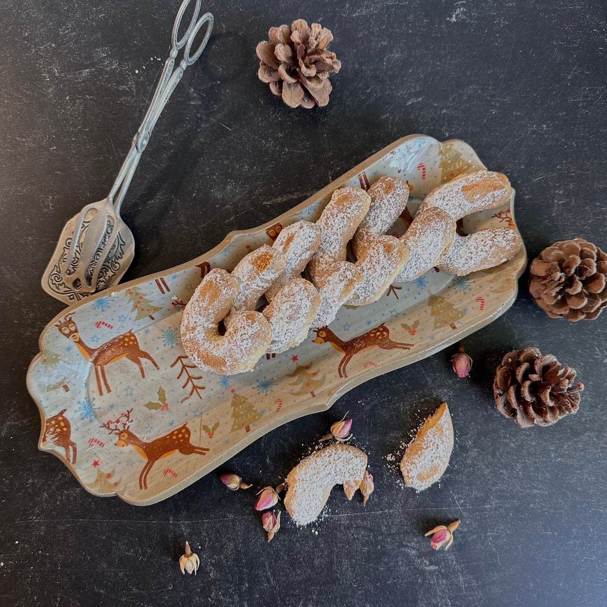 Christmas Cookie Platters, Handmade Ceramic Serving Platter - Etsy