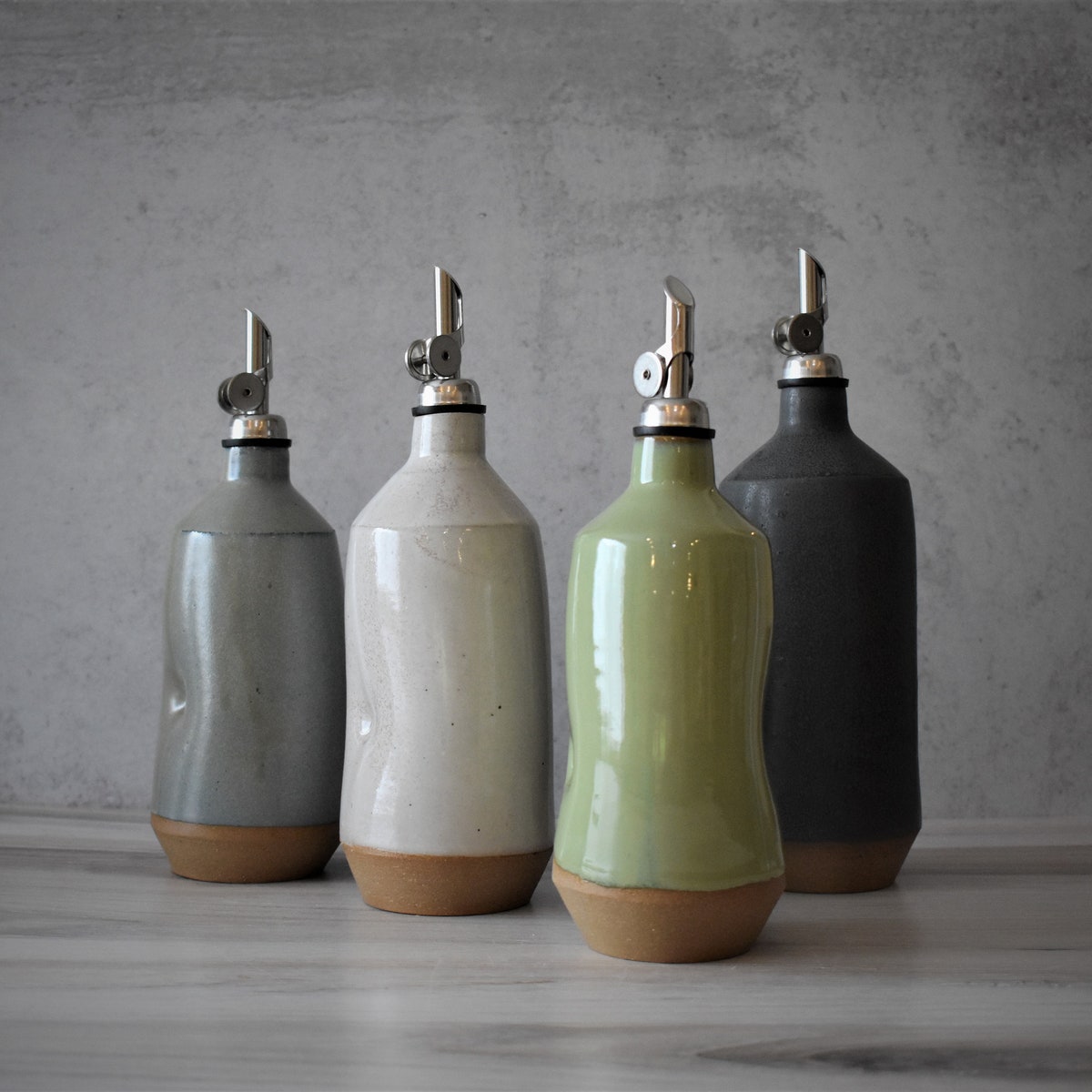 Large Ceramic Oil Bottle, Rustic Farm House Decor , Olive Oil Bottle, Oil Dispenser Cruet, Housewarming Gift, Wedding Gift - Etsy