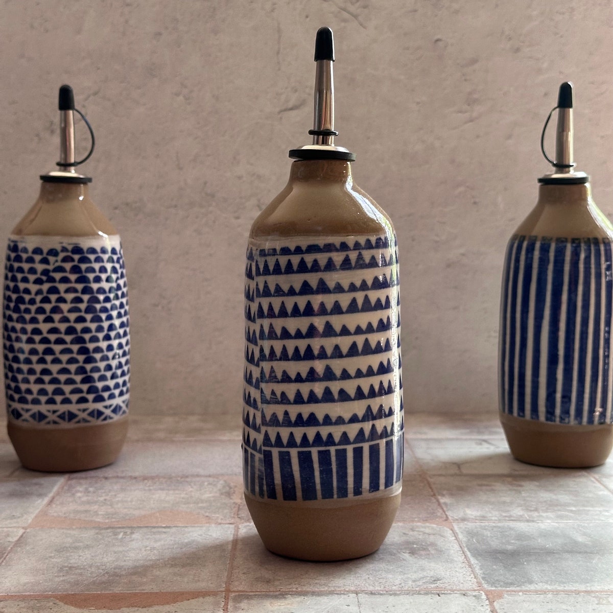 Handmade Ceramic Oil Cruet, Soap Dispenser, Vinegar Bottle - Etsy