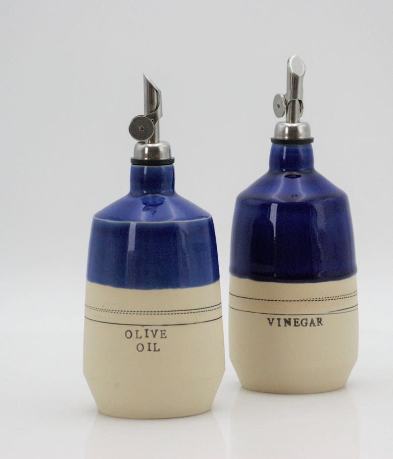 olive oil cruet handmade gift housewarming gift 9th anniversary gift oil and vinegar cruet cooking gifts oil and vinegar bottle