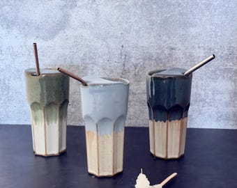 Handmade Ceramic Travel Mug, 16 oz, Coffee Mug