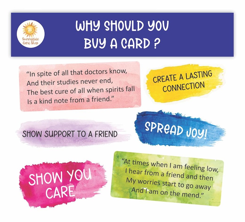 Friendship Card - Laugh Harder, Cry Less - Friend Greeting Card - Etsy