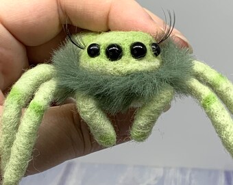 jumping spider plush backpack