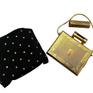 Kigu party case / minaudiere anni '50 con portasigarette e cipria