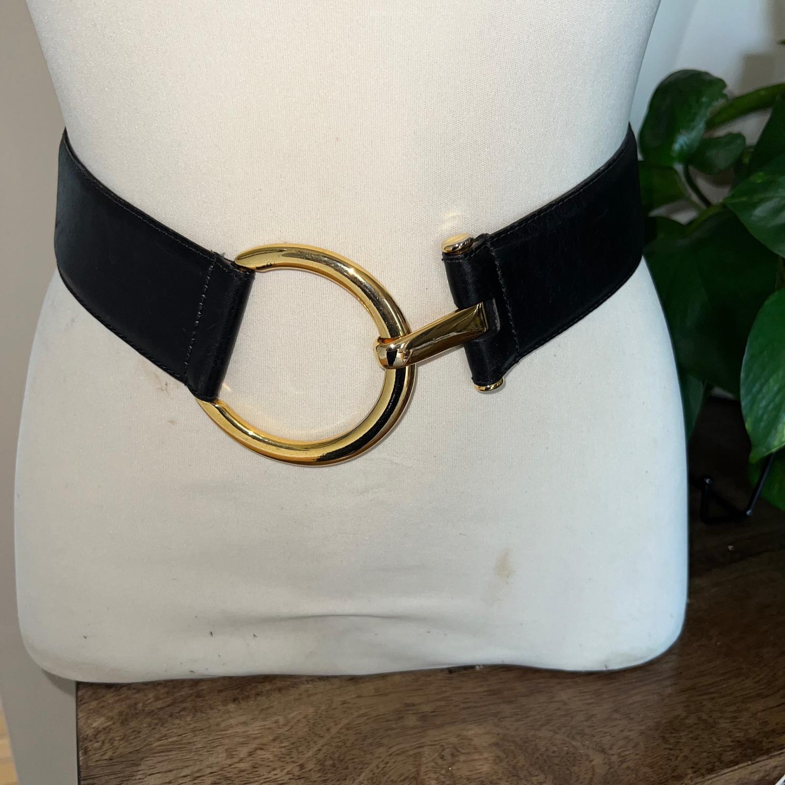 WCM NEW YORK BLACK CALFSKIN LEATHER BELT