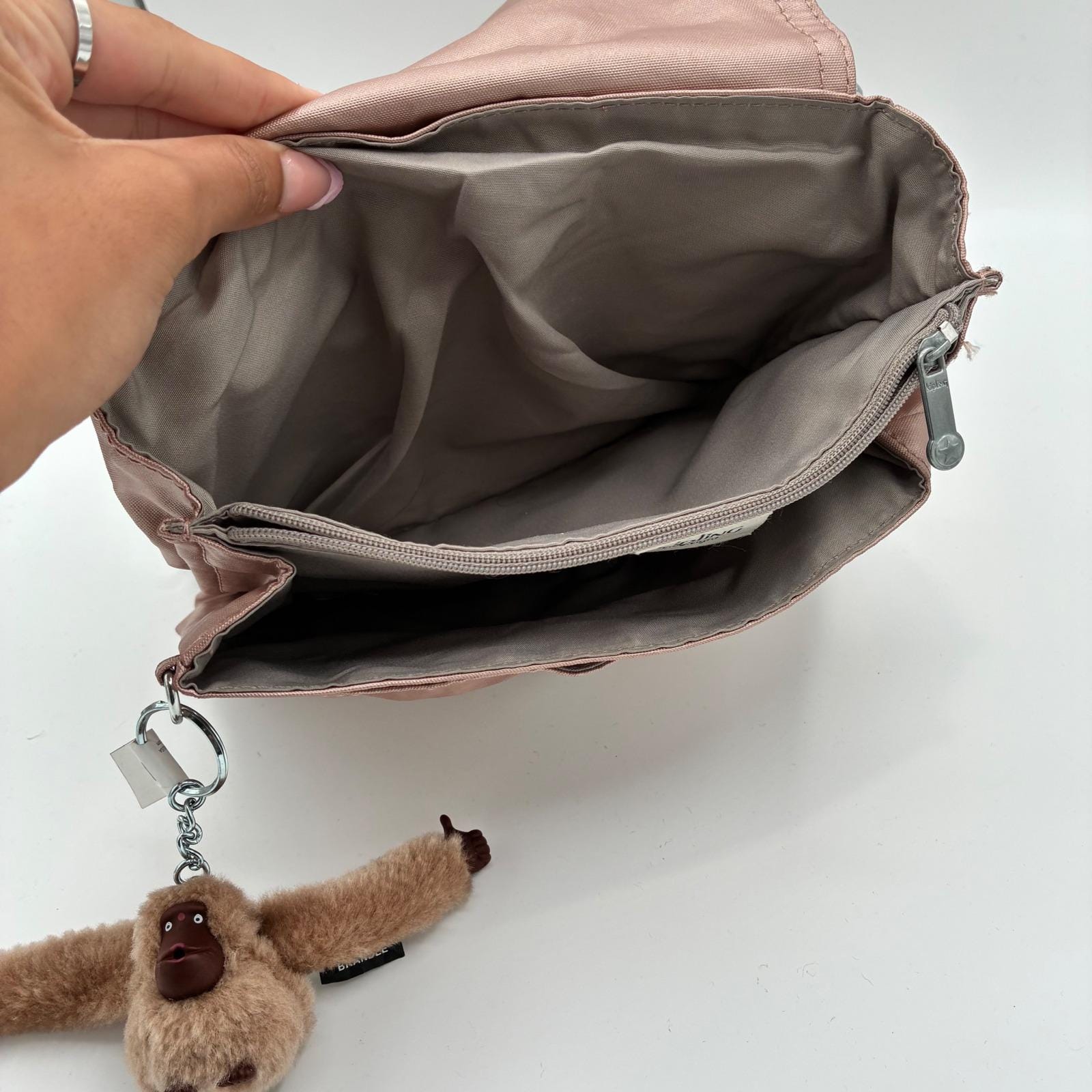 Kipling KI0954 Alexis Crossbody Bag Metallic Rose Gold 