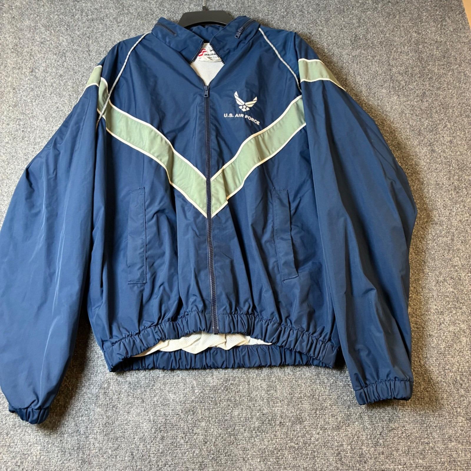 Vintage Skilcraft US Air Force Jacket PTU Windbreaker Full