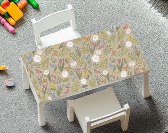 Floral Peel and Stick Contact Paper | Furniture Drawer Liner