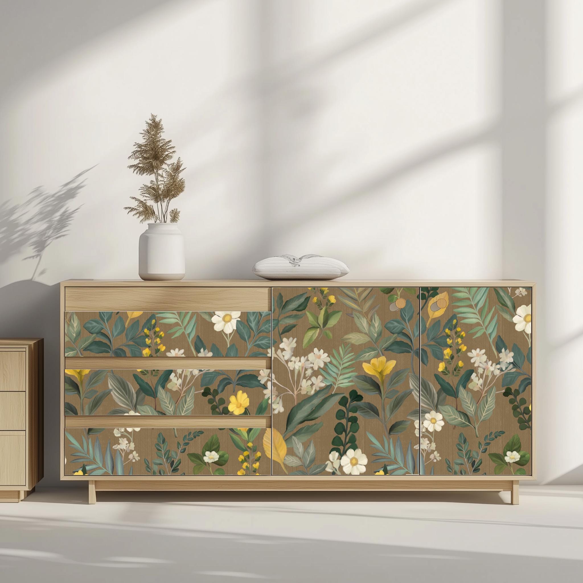 Decorative Contact Paper for Furniture Drawer Liner Peel & Stick Paper