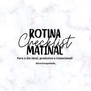 Routine matinale - Liste de contrôle