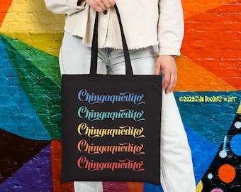 Funny Spanish Slang Tote Bag | Sarcastic Latina Statement Bag