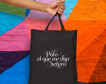 Funny Spanish Tote Bag: Anti-Señora Club, Bilingual Humor Gift for Bold Women