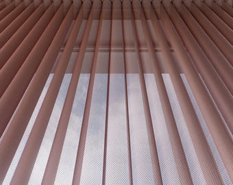 Light Filtering Wave Curtains | Custom Sheer Privacy Drapes | Window Treatment | Luxury Curtain Panels
