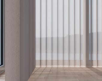 Motorized Sheer Custom Curtains & Blinds for Large Windows and Patio Doors