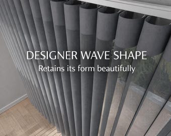 Extra Long Curtains | Wide Window Blinds | Light Filtering Custom Panels