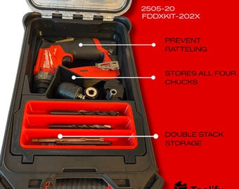 Wiertło instalacyjne Milwaukee M12 FUEL Wkładka PACKOUT z miejscem do przechowywania