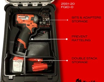 Wkładka udarowa Milwaukee M12 FUEL SURGE PACKOUT z miejscem do przechowywania