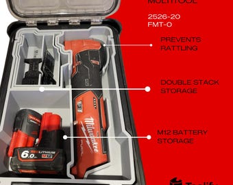 Wkładka do narzędzia wielofunkcyjnego Milwaukee M12 Fuel do głębokiego organizera PACKOUT™