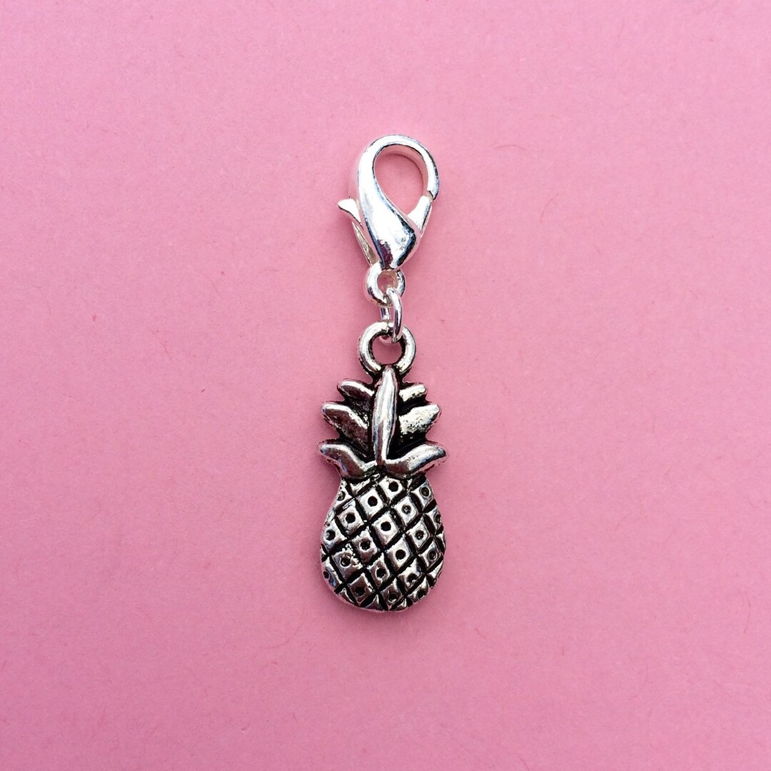 Pineapple Charm Pineapple Bracelet Charm Holiday Charm Etsy UK