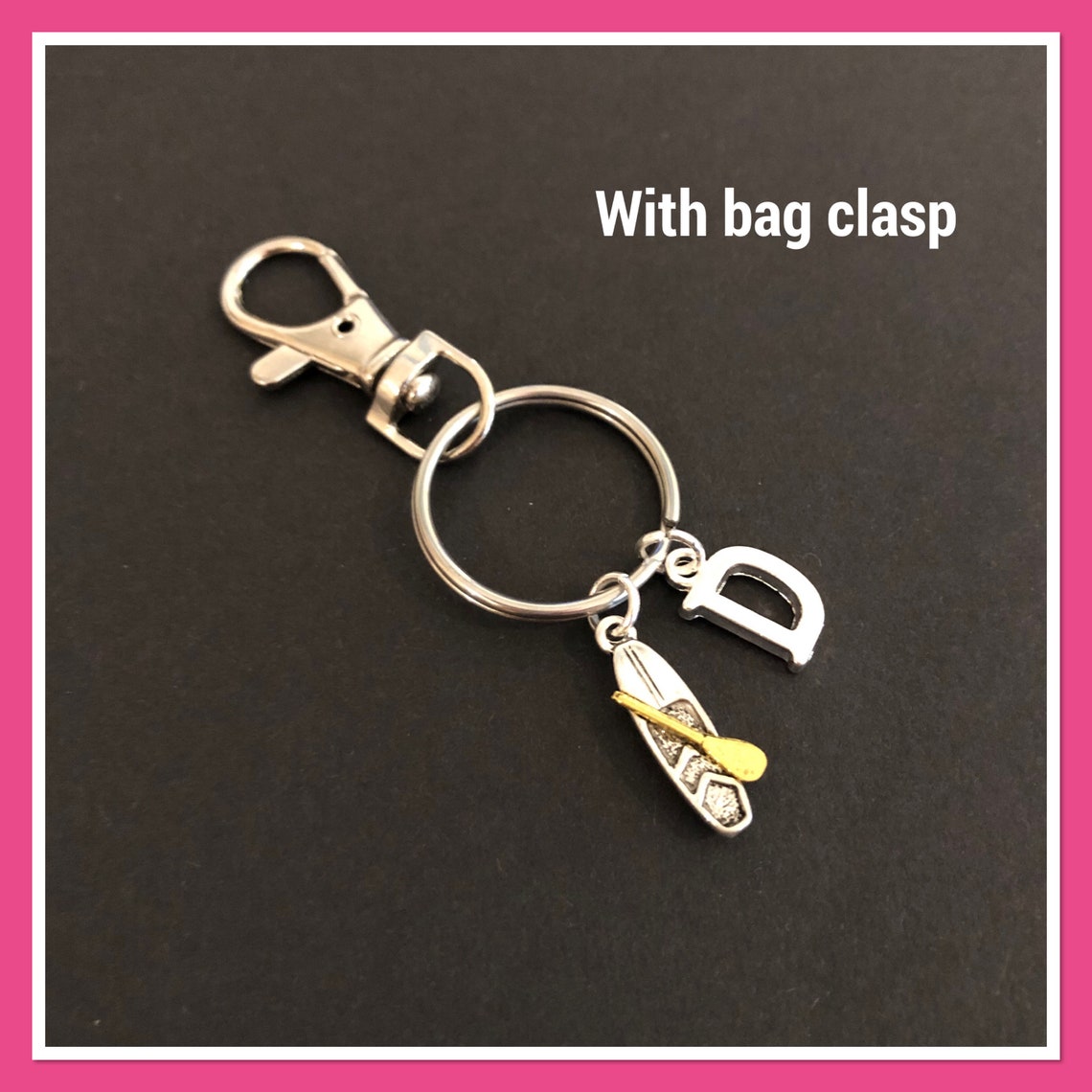 Canoe Paddle Board Kayak Keyring Boat Race Water Sport Gift Etsy UK