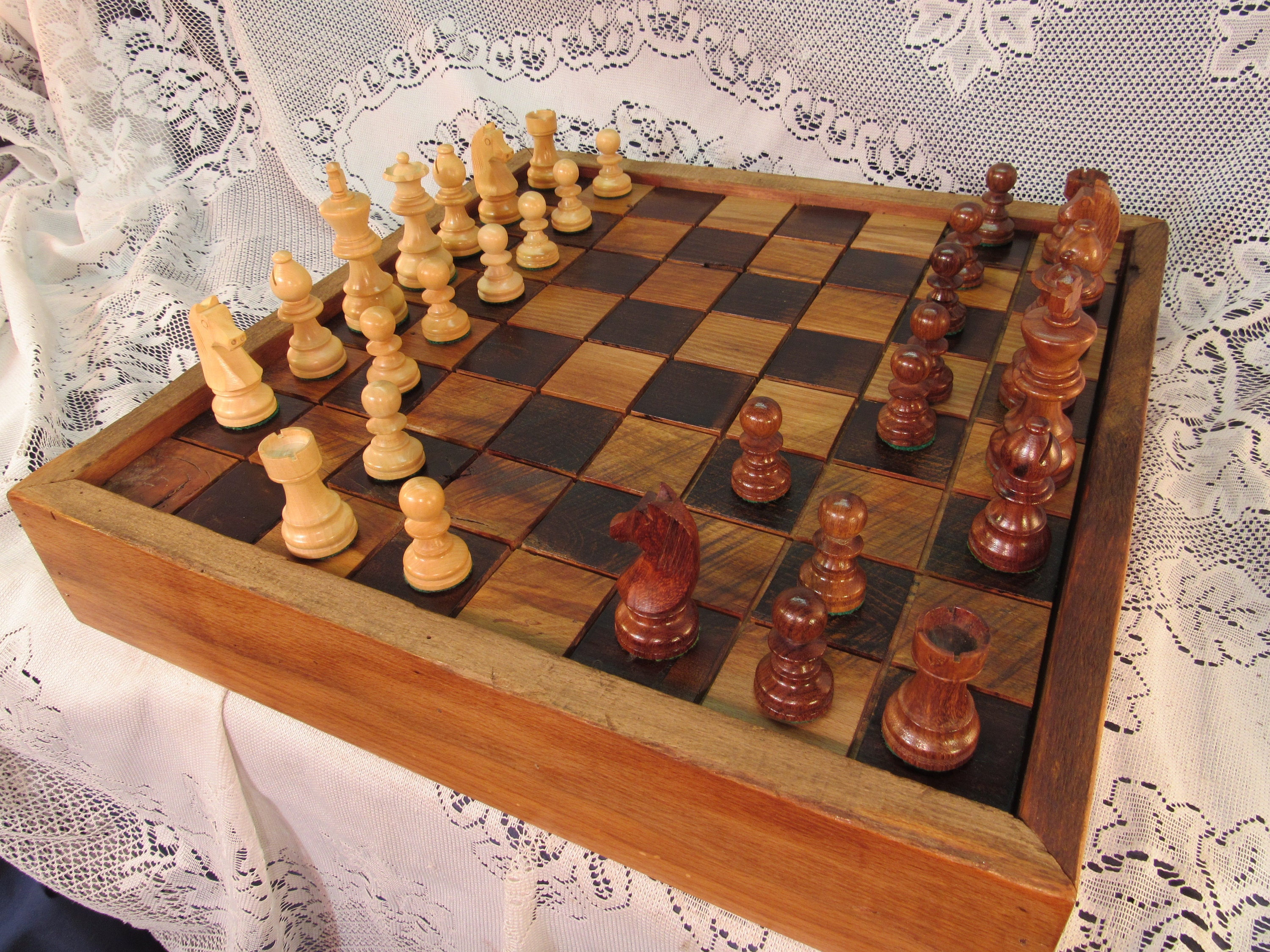 10% off Thru Cyber Tuesday Only Chess Set From Reclaimed Barn 