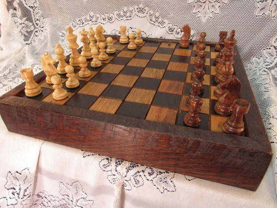 10% off Thru Cyber Tuesday Only Chess Set From Reclaimed Barn 