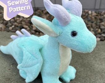 Plush Dragon Sewing Pattern - Classic Dragon