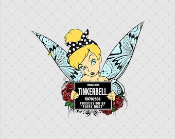Tinkerbell png, Tinkerbell clipart, cute fairy clipart, transparent design, instant download