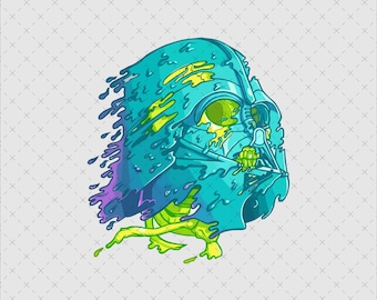 Darth Vader Clipart, Colorful Star Wars SVG PNG (Digital File)