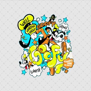 Goofy Movie PNG SVG: Powerline Clipart for Sublimation (Digital File)