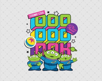 Pizza Planet Aliens SVG PNG, Digital File